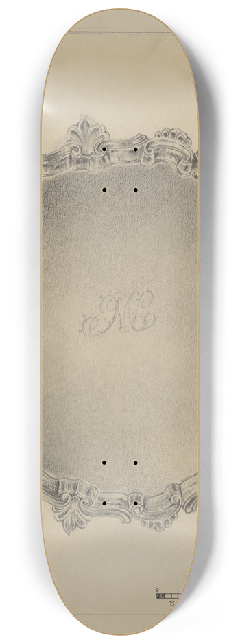 Vincent Carano - Silver Salver 8.25 inch art skate deck