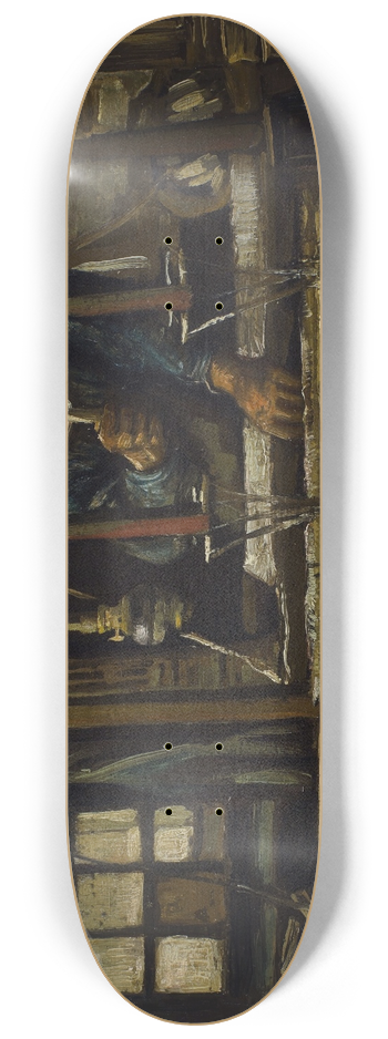 Vincent van Gogh - A Weavers Cottage 8.25 inch art skate deck