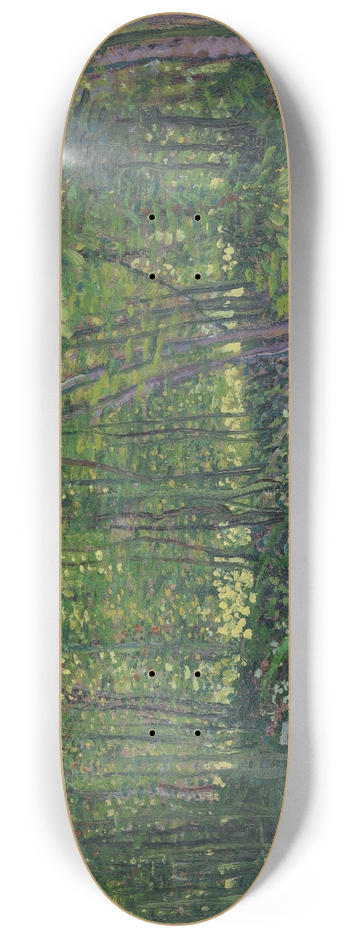 Vincent van Gogh - Trees and undergrowth 8.25 inch art skate deck