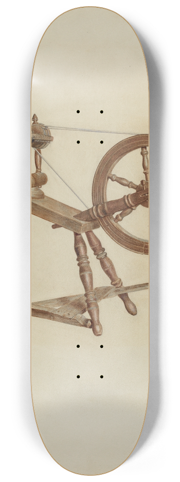 Virgil A. Liberto - Spinning Wheel 8.25 inch art skate deck