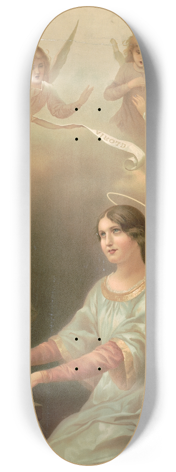 Virgilio Tojetti - St. Cecilia 8.25 inch art skate deck