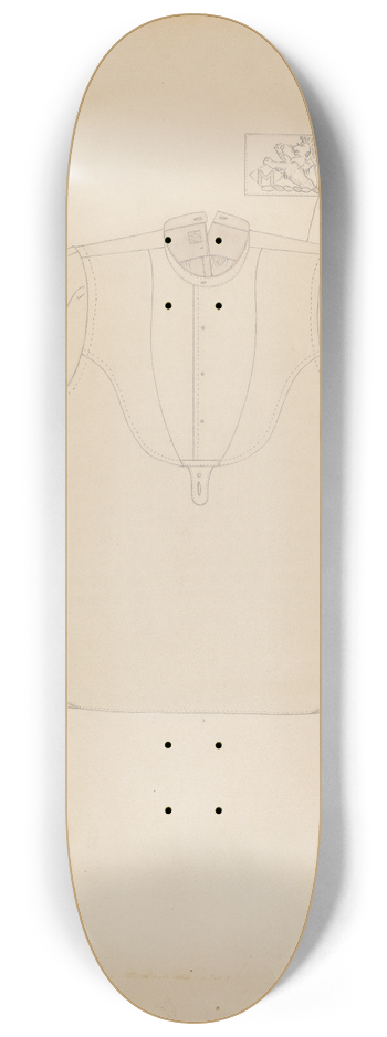 Virginia Berge - Shirt 8.25 inch art skate deck