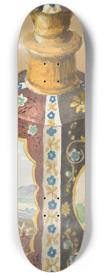 Virginia Ferrari - Design for a Decanter 8.25 inch art skate deck