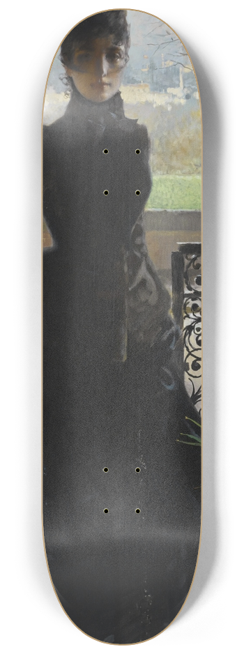 Vittorio Matteo Corcos - An Elegant Lady 8.25 inch art skate deck