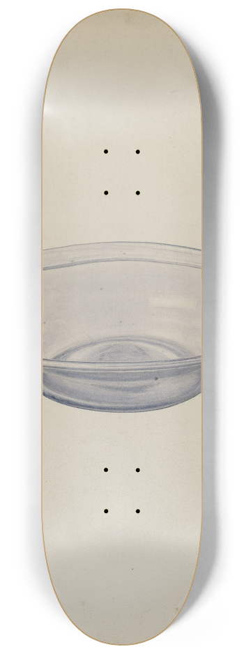 V.L. Vance - Glass Sauce Dish 8.25 inch art skate deck