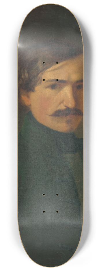 Vojtech Klimkovi - self-portrait 8.25 inch art skate deck