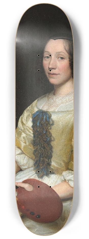 Wallerant Vaillant - Maria van Oosterwijck. Flower painter 8.25 inch art skate deck