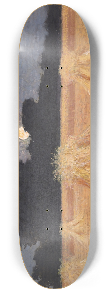 Walter Crane - Moonrise 8.25 inch art skate deck