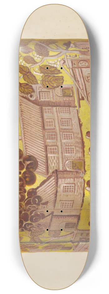 Walter Doran - Bandbox  Firemen Scene 8.25 inch art skate deck