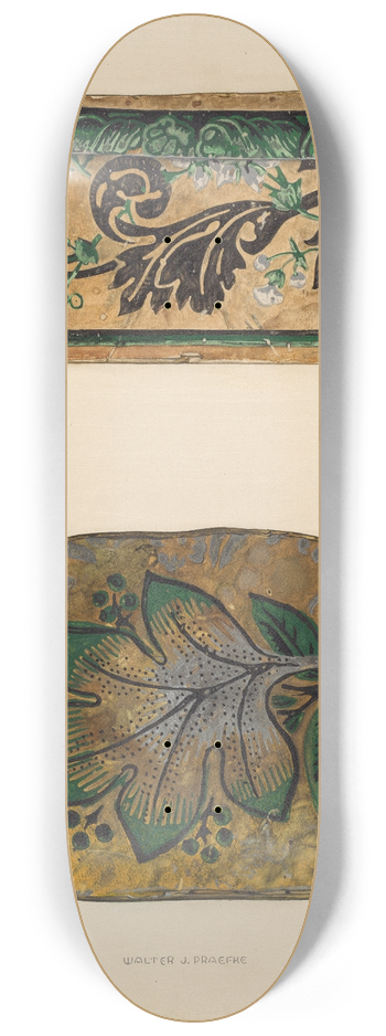 Walter Praefke - Hat Box 8.25 inch art skate deck