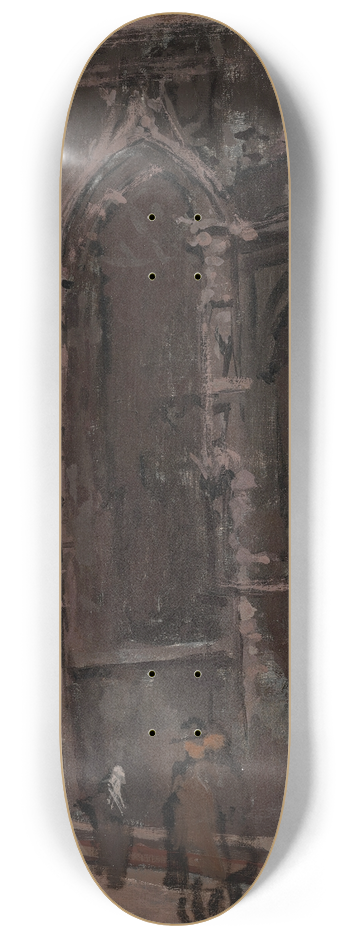Walter Richard Sickert - St Jacques, Dieppe 8.25 inch art skate deck