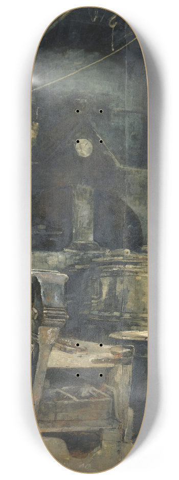 Walter Shirlaw - Bell Foundry, Germany 8.25 inch art skate deck