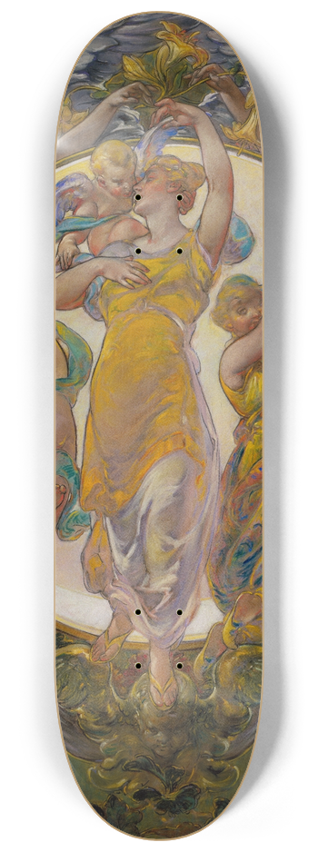 Walter Shirlaw - Easter Greetings 8.25 inch art skate deck