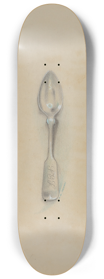 Walter W. Jennings - Silver Spoon 8.25 inch art skate deck