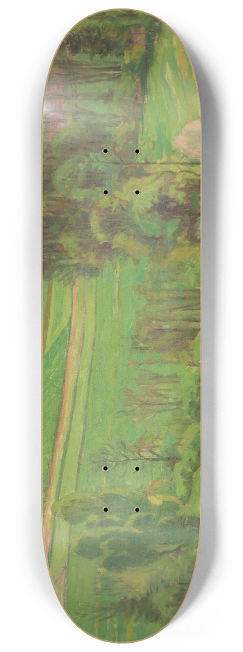 Walther Gamerith - Atterseelandschaft im Frhling 8.25 inch art skate deck