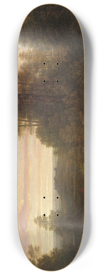Washington Allston - A Landscape after Sunset 8.25 inch art skate deck
