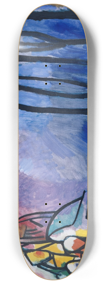 Wassily Kandinsky - Improvisation 19 8.25 inch art skate deck