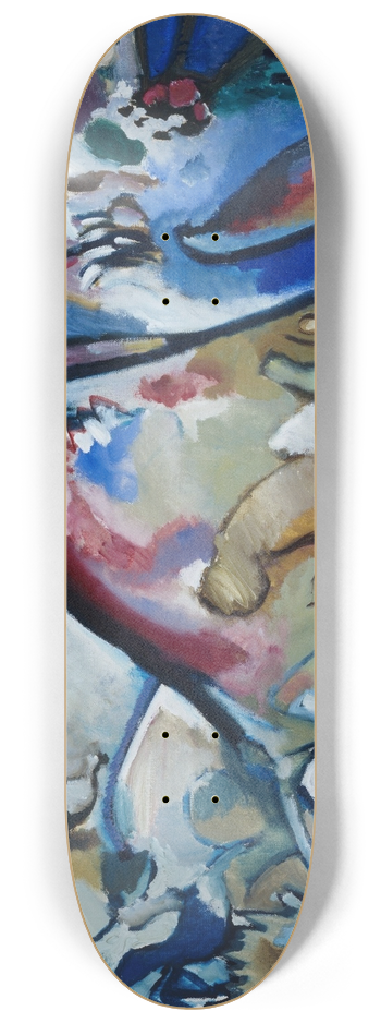 Wassily Kandinsky - Improvisation 21a 8.25 inch art skate deck