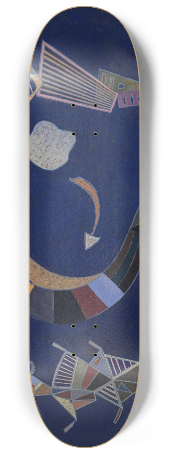Wassily Kandinsky - The Arrow 8.25 inch art skate deck