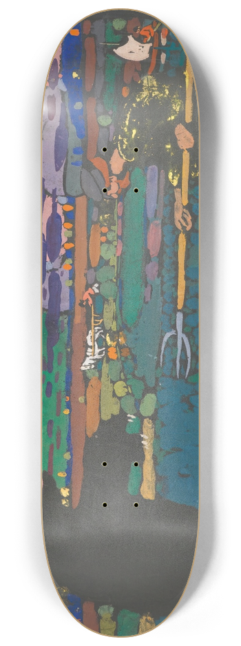 Wassily Kandinsky - The Bear 8.25 inch art skate deck