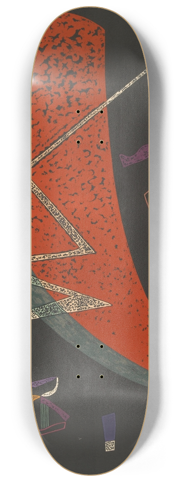 Wassily Kandinsky - Watermelon 8.25 inch art skate deck
