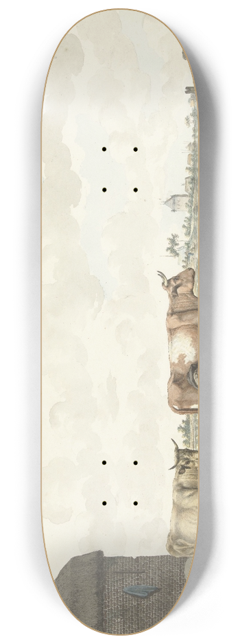 W. Barthautz - Melkende boer 8.25 inch art skate deck