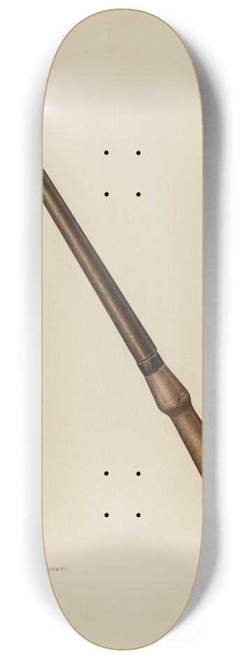 Wellington Blewett - Curling Iron 8.25 inch art skate deck