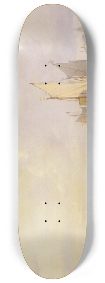 Wijnand Nuijen - River Scene 8.25 inch art skate deck