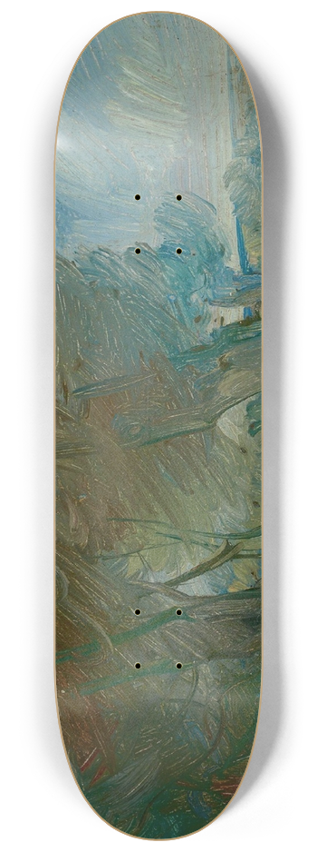 Wilhelm Busch - Waldrand mit Rotjacke 8.25 inch art skate deck