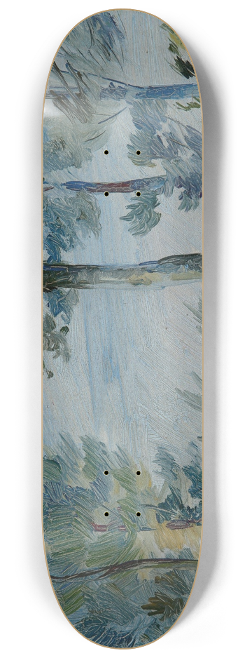 Wilhelm Busch - Waldrand (Waldlichtung) 8.25 inch art skate deck