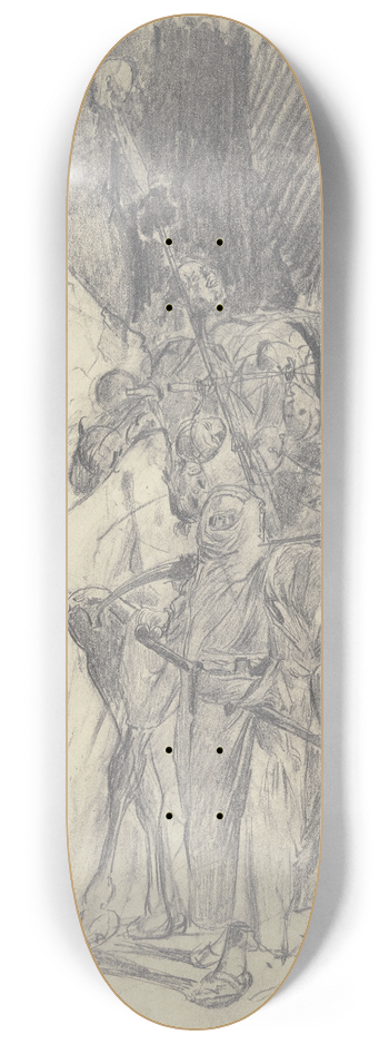 Wilhelm Gentz - Rebel chiefs 8.25 inch art skate deck