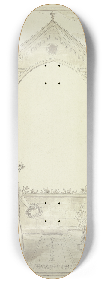 Wilhelm Steinhausen - Irmela. Eine Geschichte aus alter Zeit 8.25 inch art skate deck