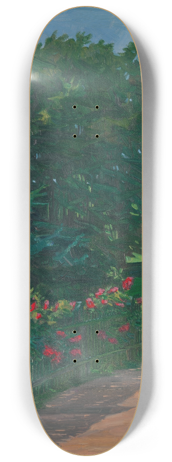 Wilhelm Trbner - Landscape 8.25 inch art skate deck