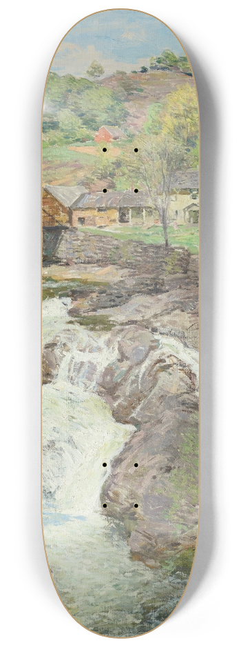 Willard Leroy Metcalf - The Falls 8.25 inch art skate deck