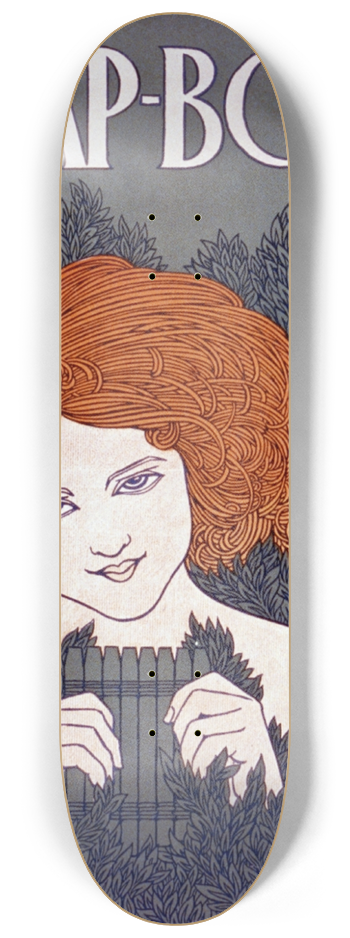 Will Bradley - The Chap-book 8.25 inch art skate deck