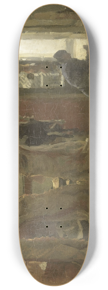 Willem Bastiaan Tholen - Het slachthuis 8.25 inch art skate deck
