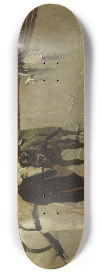 Willem de Zwart - De Wagenbrug in Den Haag 8.25 inch art skate deck