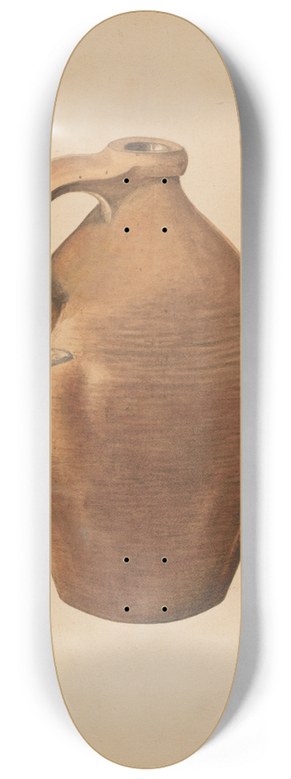 John Jordan - Demi-John Pottery 8.25 inch art skate deck