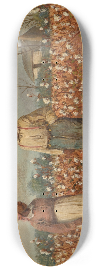 William Aiken Walker - Cotton Pickers 8.25 inch art skate deck