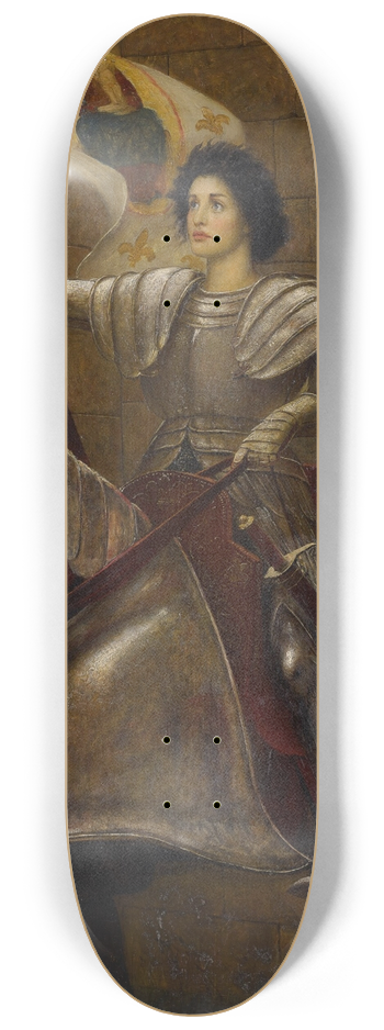 William Blake Richmond - Joan of Arc 8.25 inch art skate deck