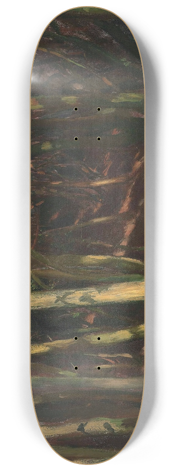 William Blake Richmond - Trees 8.25 inch art skate deck