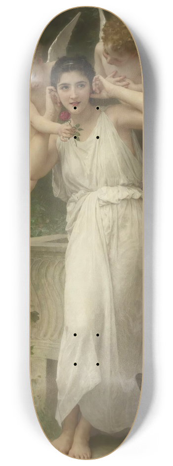 William Bouguereau - Jeunesse 8.25 inch art skate deck