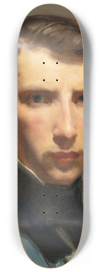 William Bouguereau - Self-Portrait 8.25 inch art skate deck