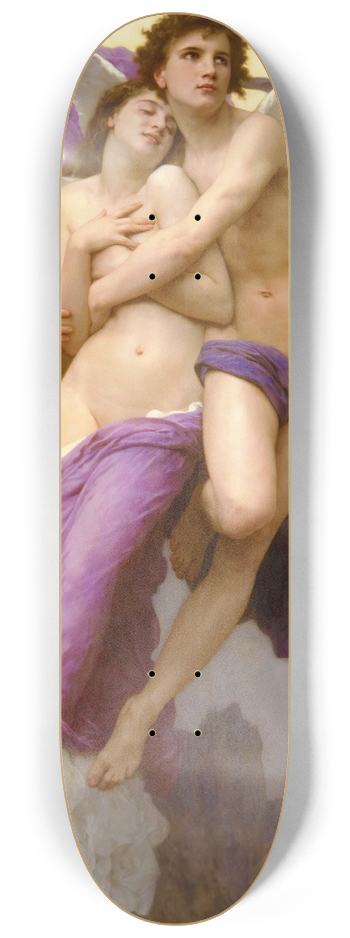 William Bouguereau - The abduction of Psyche 8.25 inch art skate deck
