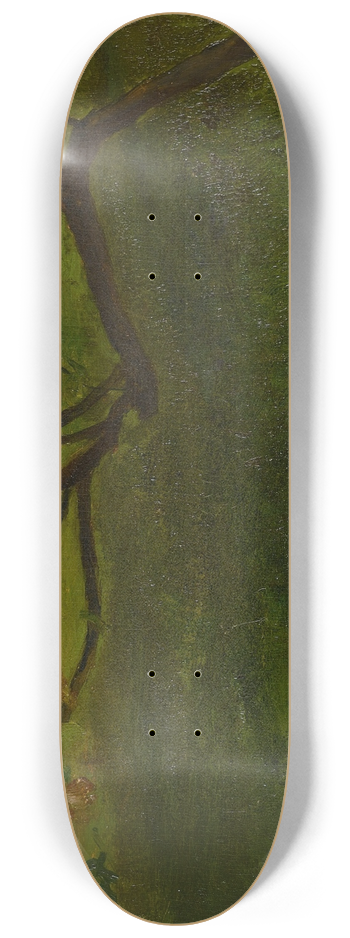 John La Farge - Study Of Apple Tree. Spring 8.25 inch art skate deck