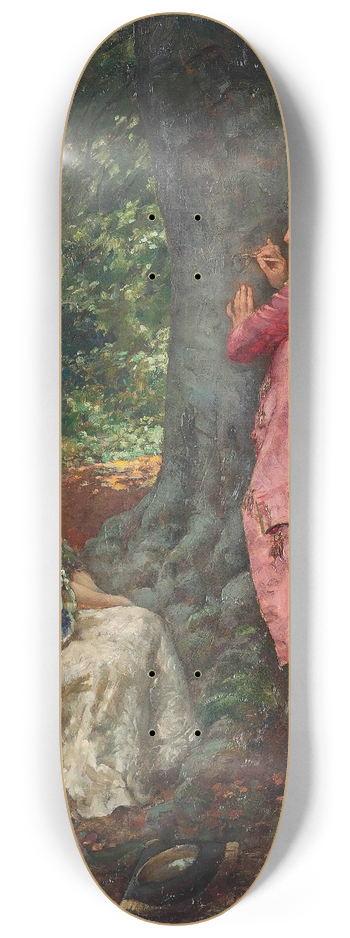 William Breakspeare - Etched with love 8.25 inch art skate deck