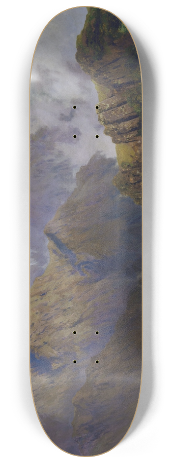 William Charles Piguenit - Kosciusko 8.25 inch art skate deck