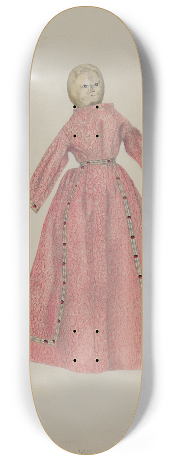 William Frank - Gingham Doll 8.25 inch art skate deck