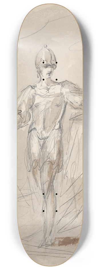 William Hamilton - A Soldier 8.25 inch art skate deck