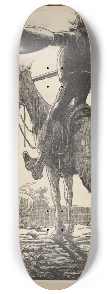 William Heath Robinson - DonQuixote 8.25 inch art skate deck